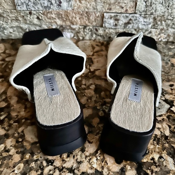 Miista Authentic Leather Clogs with Studded Strap - Picture 12 of 15